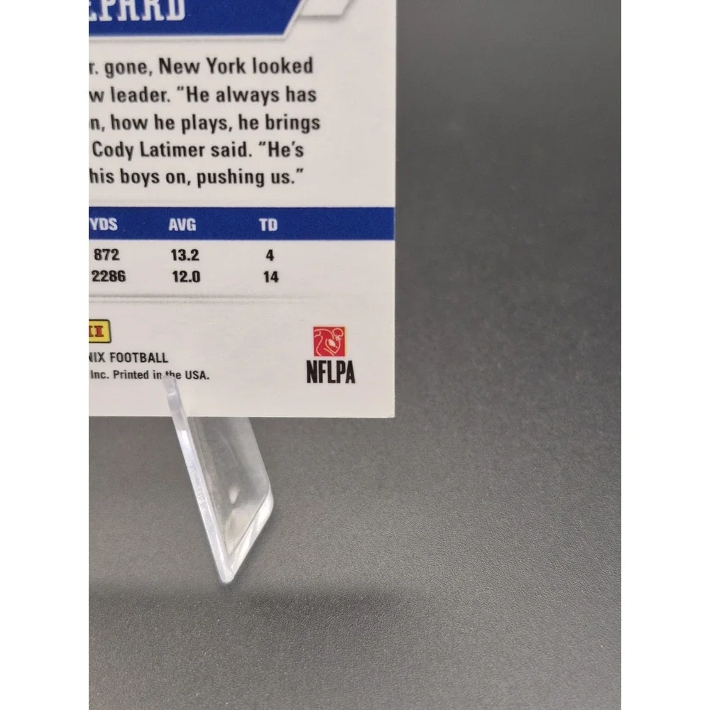2019 Phoenix Sterling Shepard #57 Blue /35 New York Giants Color Match
